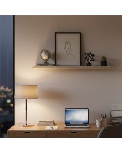 Prateleira Painel de Madeira Eucalipto 1,8x30x60 Cm com Acabamento Natural Área Externa