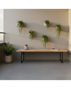 Painel de Madeira Natural Eucalipto 1,8x40x150 Cm para Estantes e Arm&aacute;rios &Aacute;rea Externa